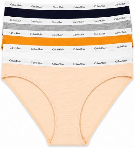 Calvin Klein Carousel Logo Cotton Stretch Bikini Panties, 3 Pack in Saudi Arabia