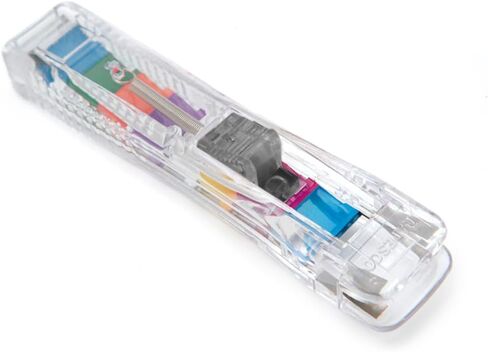 موزع Rapesco Supaclip #40 مع 25 مشبكًا متعدد الألوان لإعادة التعبئة (RC4025MC) in Kuwait