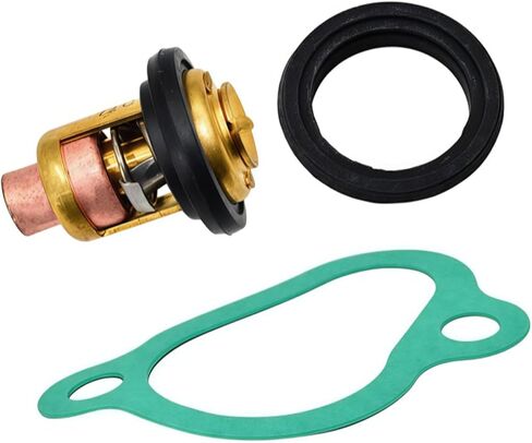 Thermostat with Gasket for Honda Outboard Motors BF20, BF25, BF30, BF40, BF50, BF75, BF90, BF115, BF130HP 4-Stroke (1999-2003) - 19300-ZV5-043 19351-ZV5-000 in Saudi Arabia