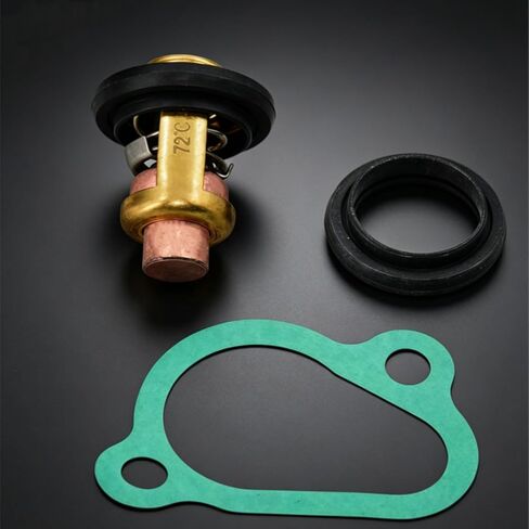 Thermostat with Gasket for Honda Outboard Motors BF20, BF25, BF30, BF40, BF50, BF75, BF90, BF115, BF130HP 4-Stroke (1999-2003) - 19300-ZV5-043 19351-ZV5-000 in Saudi Arabia
