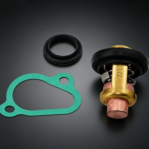 Thermostat with Gasket for Honda Outboard Motors BF20, BF25, BF30, BF40, BF50, BF75, BF90, BF115, BF130HP 4-Stroke (1999-2003) - 19300-ZV5-043 19351-ZV5-000 in Saudi Arabia