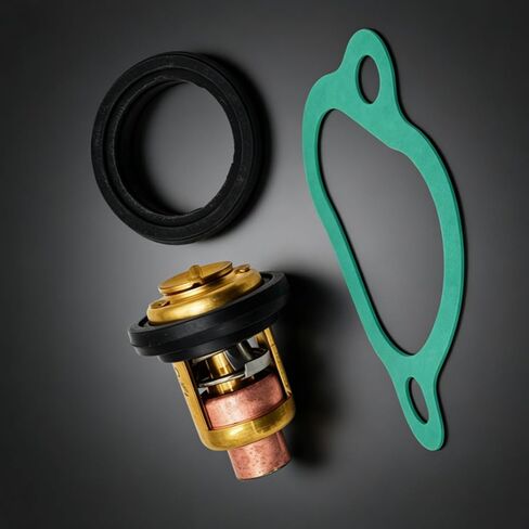Thermostat with Gasket for Honda Outboard Motors BF20, BF25, BF30, BF40, BF50, BF75, BF90, BF115, BF130HP 4-Stroke (1999-2003) - 19300-ZV5-043 19351-ZV5-000 in Saudi Arabia