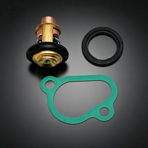 Thermostat with Gasket for Honda Outboard Motors BF20, BF25, BF30, BF40, BF50, BF75, BF90, BF115, BF130HP 4-Stroke (1999-2003) - 19300-ZV5-043 19351-ZV5-000 in Saudi Arabia