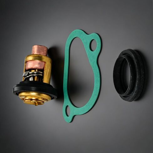Thermostat with Gasket for Honda Outboard Motors BF20, BF25, BF30, BF40, BF50, BF75, BF90, BF115, BF130HP 4-Stroke (1999-2003) - 19300-ZV5-043 19351-ZV5-000 in Saudi Arabia