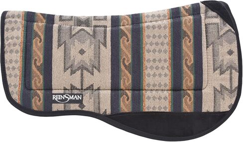 Reinsman Durable Contoured Trail Saddle Pad for Horse - Tacky Too Bottom, Running Bull Onyx in Saudi Arabia