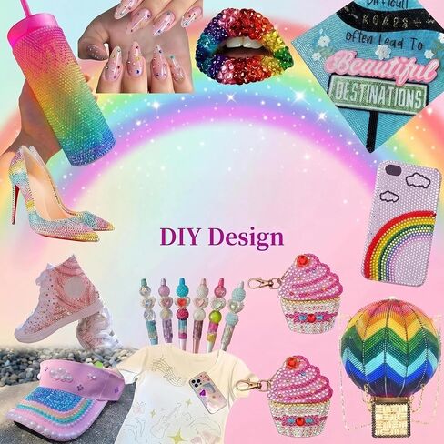 3mm Resin Jelly Rhinestones 32000 Pcs, 40 Colors Flatback Bedazzling Gems Kit with B7000 Glue for Nail Art, Shoes, Crafts, Diamond Art & DIY Projects in Saudi Arabia