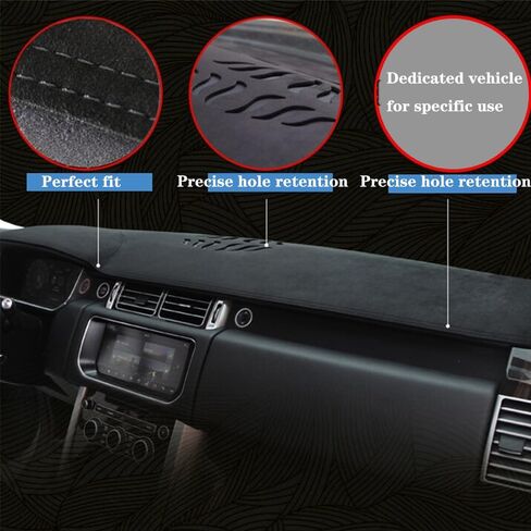 Dashboard Covers Mat for Honda Pilot 2016-2022,Microfiber Suede Car Dash Board Cover,Dashboard Protecter Cover,Car Dashboard Cover Pad,Microfiber Suede in Saudi Arabia