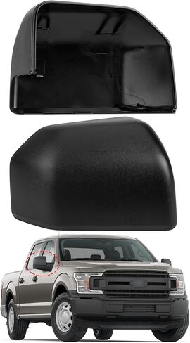 غطاء مرآة جانبية للسائق بديل لسيارة Ford F150 2015 2016 2017 2018 2019 2020 - أغطية مرايا الجانب الأيسر، ملحقات غطاء مرآة الرؤية الخلفية مزخرفة in Kuwait