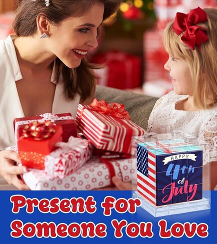 250th Anniversary Cube Puzzle, American Patriotic 4th of July Brain Puzzle Toy, USA Historical Memorable Decor for Independence Day Gift in Kuwait