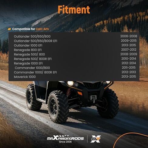 محرك تشغيل maxpeedingrods لـ Can-Am Outlander 2006-2015، Renegade 2007-2014، Commander 2011-2015، Maverick 2013-2015، 12V 9 أسنان، استبدال # 4280003580، 410-52128، 464257، 495269 in Kuwait