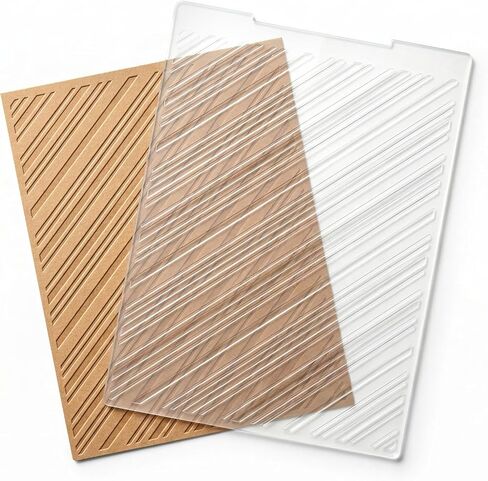 Strips Plastic Embossing Folders for Card Making, Lines Background Scrapbooking Template Molds for DIY Paper Craft Photo Album Decorations in Saudi Arabia