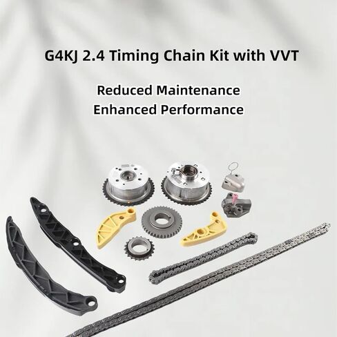 G4KJ 2.4 Timing Chain Kit Engine Accessories Fits for Kia Sorento Sportage 2011 2012 2013 2014 2015 2016 2017 2.4L DOHC 16 Valve OE 23121-2G551 24420-2C101 24431-2G101 24410-2G810 in Saudi Arabia