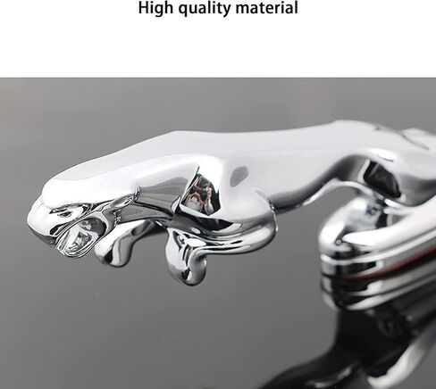 for Jaguar 3D Emblem Car Logo Front Vehicle Hood Ornament Car Cover Chrome Eagle Badge Car Accessories for XF XJ XE XK XKR XFL XJS E Accessories in Saudi Arabia
