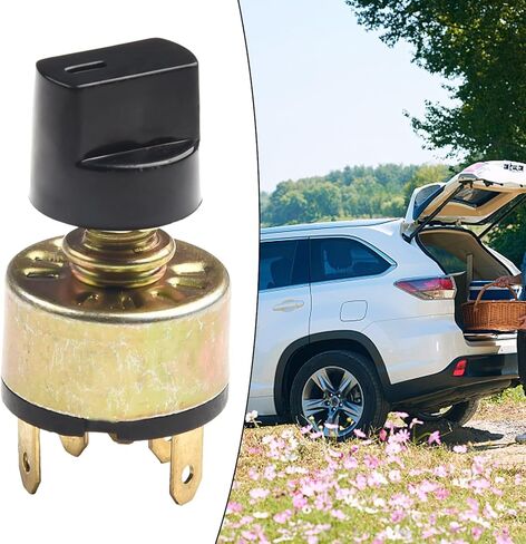 Gold Metal Car AC Fan Switch 4 Position 3 Way Rotary Selector for Auto Air Conditioner 10A 24VDC HVAC Control Replacement Part in Saudi Arabia