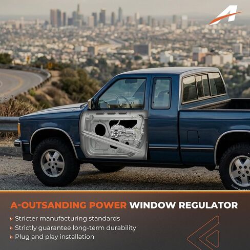 12 Tooth Door Power Window Lift Motor Compatible with Buick C'adillac Chevrolet Chevy Suburban, 2PCS Driver & Passenger Side Electric Window Motor Regulator Replace# 36952441 in Saudi Arabia