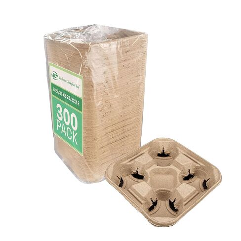 صينية Southern Champion 0117 ChampWare مصنوعة من الألياف المصبوبة سعة 4 أكواب، تحمل كوبًا بسعة 8 إلى 32 أونصة (علبة بها 300 قطعة) in Kuwait