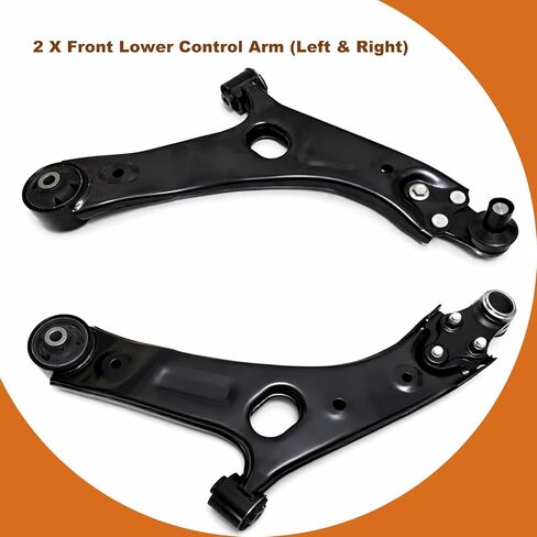 Front Lower Suspension & Steering Kit 10 PCS, Fit for Kia Sportage 2011-2013, for Hyundai Tucson 2010-2013, Control Arm with Ball Joint, Sway Bar Link, Inner & Outer Tie Rod End, Rack Bellows in Saudi Arabia