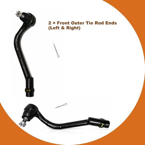 Front Lower Suspension & Steering Kit 10 PCS, Fit for Kia Sportage 2011-2013, for Hyundai Tucson 2010-2013, Control Arm with Ball Joint, Sway Bar Link, Inner & Outer Tie Rod End, Rack Bellows in Saudi Arabia