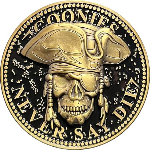 AMERICA'S FRONT LINE BL8-7 Astoria Challenge Coin for Goonies House Visitors One Eyed Willie in Saudi Arabia