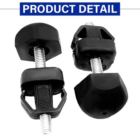 2Pcs Hood Bumper Stop, Hood Adjuster Bumper Compatible with F-ord F150 1992-1996 F-Super Duty Explorer Bronco, F4TZ16758A (Black) in Saudi Arabia