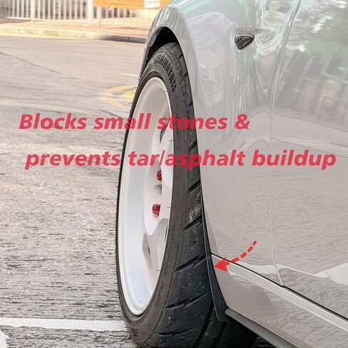 Front Mud Flaps Compatible with Mazda MX-5 Miata ND (2016–2026) – Front Wheel Splash Guards, No-Drill Installation in Saudi Arabia