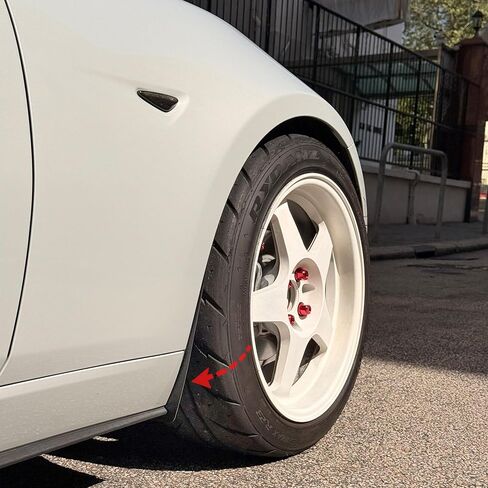 Front Mud Flaps Compatible with Mazda MX-5 Miata ND (2016–2026) – Front Wheel Splash Guards, No-Drill Installation in Saudi Arabia