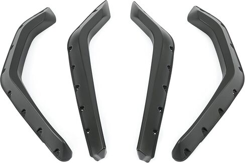 HECASA Fender Flares متوافقة مع 2008-2010 Polaris RZR 800 S/RZR 4 800 ملحقات الأقواس الأمامية الخلفية مجموعة واقيات الطين 4 قطع باللون الأسود in Kuwait