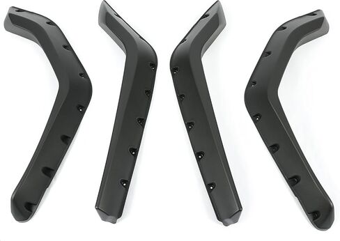 HECASA Fender Flares متوافقة مع 2008-2010 Polaris RZR 800 S/RZR 4 800 ملحقات الأقواس الأمامية الخلفية مجموعة واقيات الطين 4 قطع باللون الأسود in Kuwait