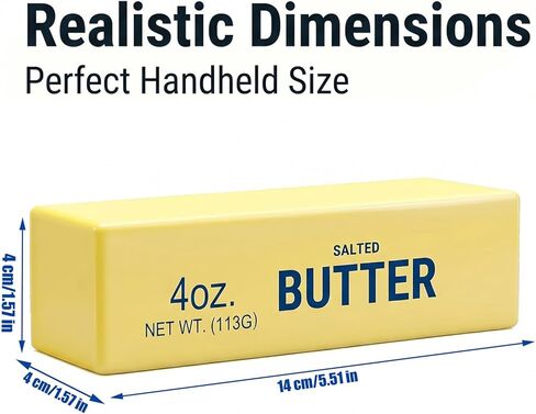 Butter Squishy Toys for Kids, Slow Rising Squishy Butter Stick, Slow Rise Squishies, Soft Squeeze Stress Relief Fidget Sensory Toys for Kids Anxiety(5.5inch) in Saudi Arabia