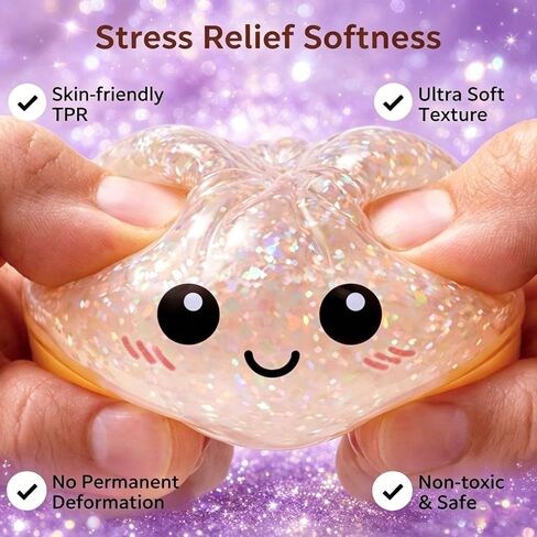 Mini Dumpling Squishy,Mini Stress Toys 12 Pack,Glitter Dumpling Squishy,2026 Upgrade Cute Stress Balls Fidget Sensory Toys,Stocking Stuffers in Saudi Arabia