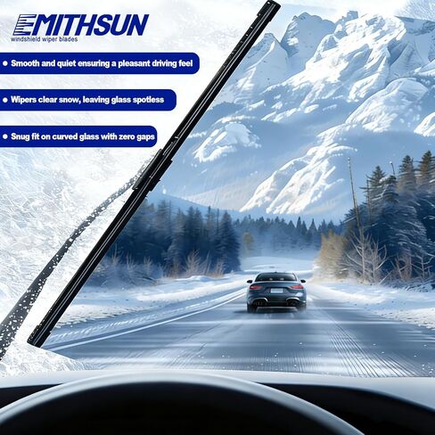 EMITHSUN® Windshield Wipers: Wiper Blades Replacement for Honda CRV CR-V 2023-2025 - Streak-Free & Quiet Visible Clarity While Driving - Exact Replacement for Honda Cars (3 Pack - 24"+19"+10") in Saudi Arabia