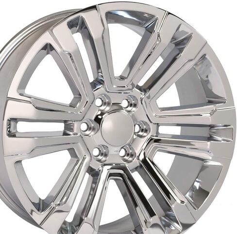 OE Wheels CV44 22 Inch Rim Fits Yukon Denali Style 6x139.7 22x9 Chrome - Hollander 5822 (1) in Kuwait