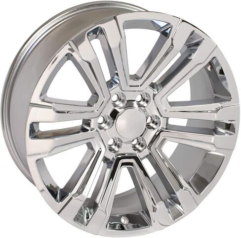 OE Wheels CV44 22 Inch Rim Fits Yukon Denali Style 6x139.7 22x9 Chrome - Hollander 5822 (1) in Kuwait