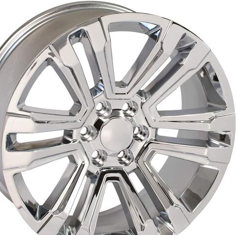 OE Wheels CV44 22 Inch Rim Fits Yukon Denali Style 6x139.7 22x9 Chrome - Hollander 5822 (1) in Kuwait