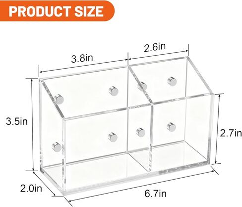 Magnet Pen Holder, Dry Erase Marker Holder with Strong Magnets, Large-Capacity Marker Storage Organizer for Whiteboard, Refrigerator in Kuwait
