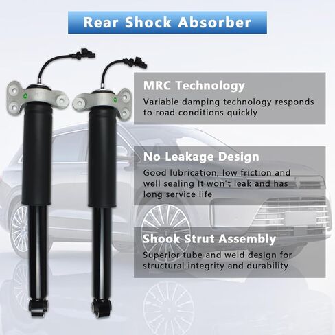 Pair Rear Shock Absorbers Compatible with 2014-2019 Cadillac CTS/ATS w Magnetic Ride Control, OE# 84230453 22931831 23146371 84230454 with Upper Mount in Saudi Arabia