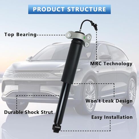 Pair Rear Shock Absorbers Compatible with 2014-2019 Cadillac CTS/ATS w Magnetic Ride Control, OE# 84230453 22931831 23146371 84230454 with Upper Mount in Saudi Arabia