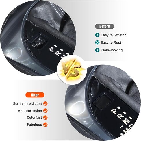 غطاء زر تحرير قفل ناقل الحركة ABS للسيارة متوافق مع Mazda MX-5 2016 2017 2018 2019 2020 2021 2022 2023 2024 2025+ ملحقات السيارة الداخلية (أسود لامع) in Kuwait