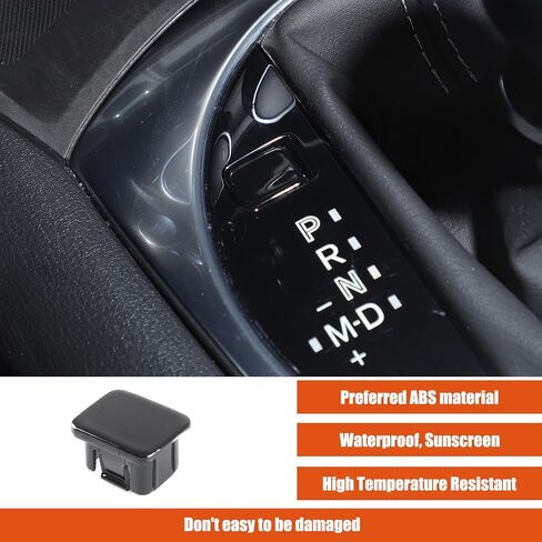 غطاء زر تحرير قفل ناقل الحركة ABS للسيارة متوافق مع Mazda MX-5 2016 2017 2018 2019 2020 2021 2022 2023 2024 2025+ ملحقات السيارة الداخلية (أسود لامع) in Kuwait