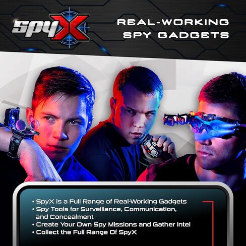 SpyX / Secret Voice Changer. Voice Synthesizer Spy Toy to Disguise Your Voice in Real-time! Junior Secret Agent / Ninja Toy Gadget. Multi-Voice Amplifier Megaphone for Boys & Girls in Saudi Arabia