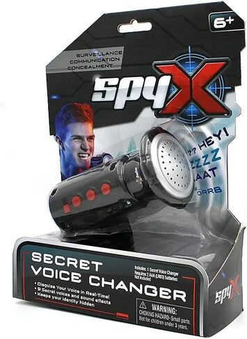 SpyX / Secret Voice Changer. Voice Synthesizer Spy Toy to Disguise Your Voice in Real-time! Junior Secret Agent / Ninja Toy Gadget. Multi-Voice Amplifier Megaphone for Boys & Girls in Saudi Arabia