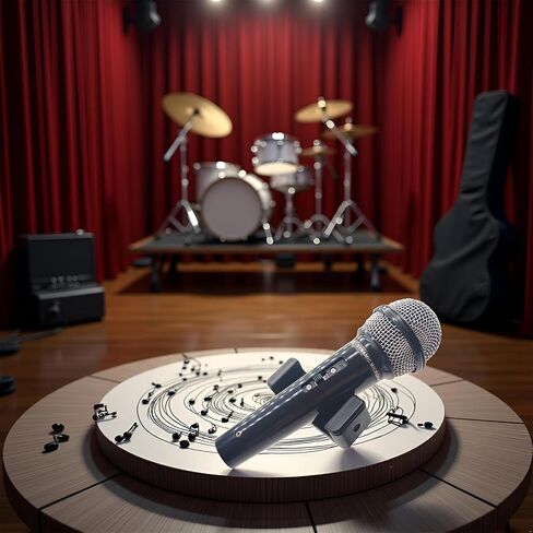 Kids Pretend Microphone Toy - Fake Microphone Prop for Birthday Party Favors, Pretend Play or Costume in Saudi Arabia