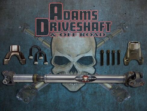 ADAMS DRIVESHAFT 2 DOOR JK REAR 1310 CV DRIVESHAFT SOLID U-JOINTS [سلسلة المهام القصوى] in Kuwait
