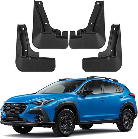 Car Mudguard Mud Flaps for Subaru Crosstrek 2024-2025 Molded Custom Front and Rear Mudflaps Splash Guards Fender Flares Kit 4-PC Auto Accessories,Send 1 Car Wash Towel in Saudi Arabia