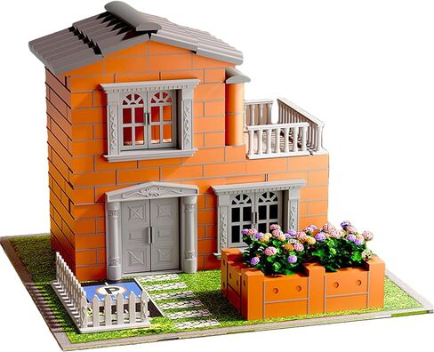 Mini Bricks Building Sets,Brick and Mortar Construction Set,DIY Mini House Block Building Kit,Realistic Mini Bricks STEM Creative Gifts in Saudi Arabia
