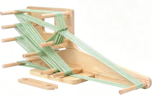 Inkle Loom with Inkle Weaving Shuttle, Wooden Inkle Loom Kit for Knitting & Crochet Supplies, Multi-Craft Table Loom for Beginner,Art & Craft Supplies for Textile Enthusiast's Present in Saudi Arabia