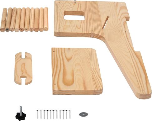 Inkle Loom with Inkle Weaving Shuttle, Wooden Inkle Loom Kit for Knitting & Crochet Supplies, Multi-Craft Table Loom for Beginner,Art & Craft Supplies for Textile Enthusiast's Present in Saudi Arabia