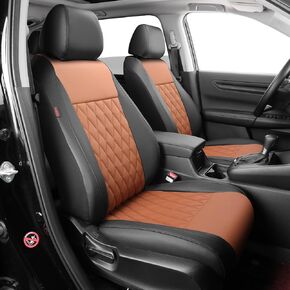 مجموعة أغطية مقاعد Coverdream HR-V كاملة لسيارة Honda HRV EX، EX-L 2016 2017 2018 و2016-2020 2021 2022 LX، مغطاة بالكامل، واقي مقعد السيارة من الجلد الفاخر المقاوم للماء (أسود) in Kuwait