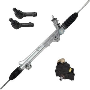 محور ديترويت - طقم حامل وترس رباعي الدفع لسيارة Ford F-150، 2004-2008، 2006-2008 لينكولن مارك LT 2005 2006 2007 مجموعة حامل وترس، مضخة توجيه كهربائية، استبدال أطراف قضيب التعادل الخارجي الأمامي in Kuwait