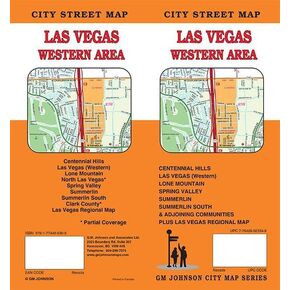 Las Vegas, Western, Nevada Street Map in Saudi Arabia